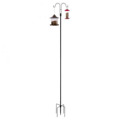 VEVOR Double Shepherds Hook 8 Pack 2345mm Heavy Duty Bird Feeder Pole