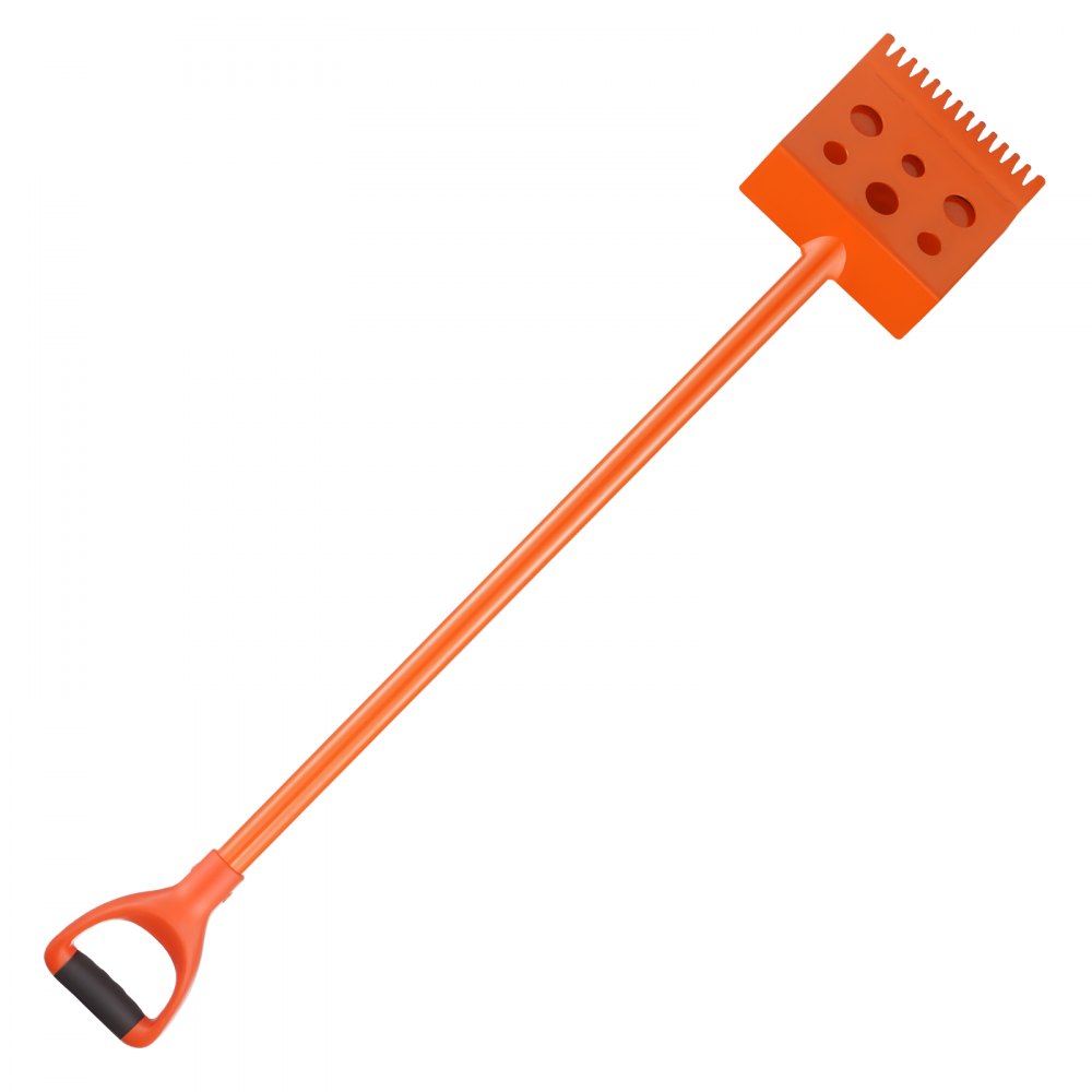 Shingle Shovel 1 Pack, D-Grip Handle Shingle Roof Ripper, High Hardness 45# Steel & Lightweight Easy Tearing Off Roofing