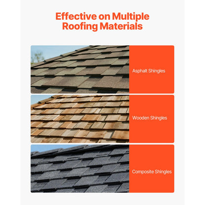 Shingle Shovel 2 Pack, D-Grip Handle Shingle Roof Ripper, High Hardness 45# Steel & Lightweight Easy Tearing Off Roofing