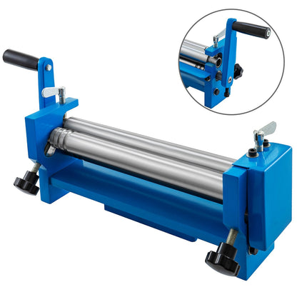 Manual Metal Sheet Roller Bender, 0.32m Width, Adjustable Rolling Radius