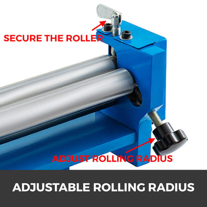 VEVOR Slip Roll Rolling Machine 320mm Manual Solid Metal Sheet Roller Bender