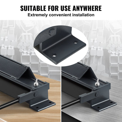 Portable Box and Pan Brake, 0-135° Bending, 0.91m Width, 24.6 kg Capacity
