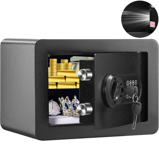 VEVOR Safe, 0.5 Cubic Feet Home Safe, Steel Security Safe with Digital Keypad and