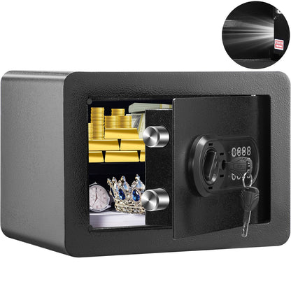 Steel Security Safe with Digital Keypad, 0.5 Cubic Meters, Wall-Mounted Design