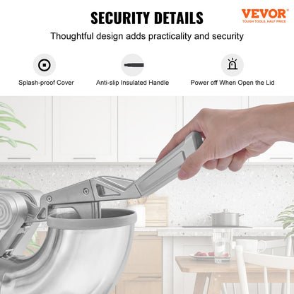 VEVOR Commercial Ice Shaver Crusher, 661lbs Per Hour Electric Snow Cone Maker, 350W