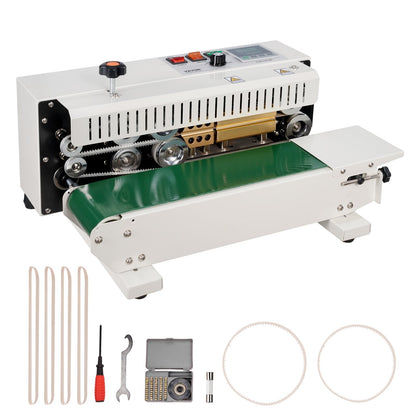 High-Efficiency Horizontal Band Sealer, Carbon Steel, 16m/min Sealing Speed