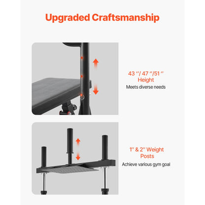 VEVOR Vertical Leg Press Machine Lower Body Special Home Gym Training Equipment