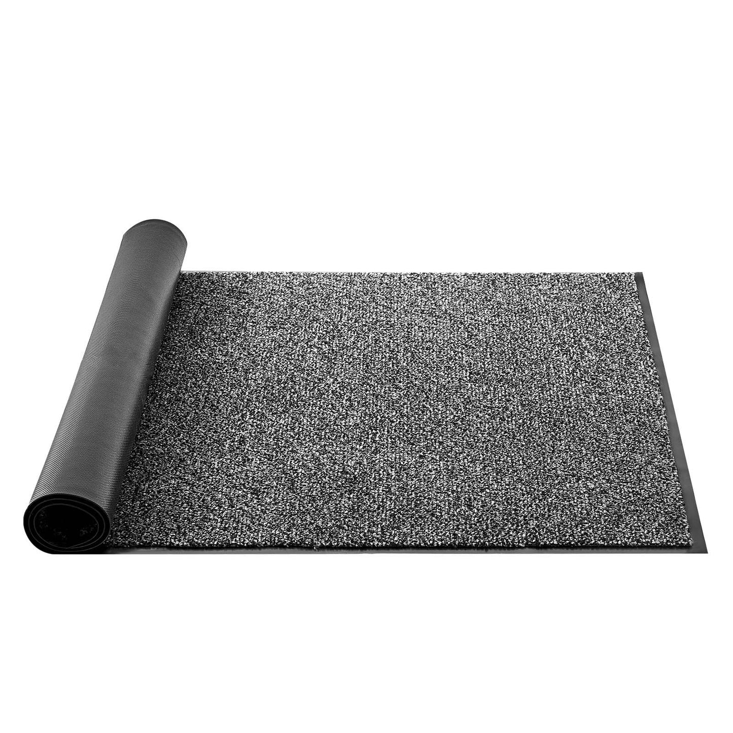 Front Door Mat, 1524 x 914 mm Commercial Floor Mat for Indoor and Outdoor, Industrial Entrance Carpet with PVC Backing, Heavy Duty Washable Entry Rug for Hallway, Kitchen, Balcony, Garage, Grey