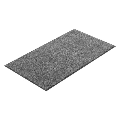 Front Door Mat, 1524 x 914 mm Commercial Floor Mat for Indoor and Outdoor, Industrial Entrance Carpet with PVC Backing, Heavy Duty Washable Entry Rug for Hallway, Kitchen, Balcony, Garage, Grey