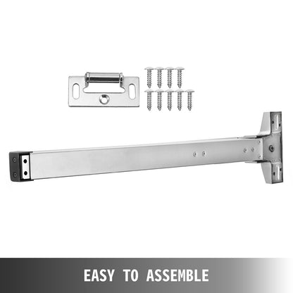 VEVOR Door Push Bar Panic Exit Device with Exterior Lever Commercial Emergency Exit