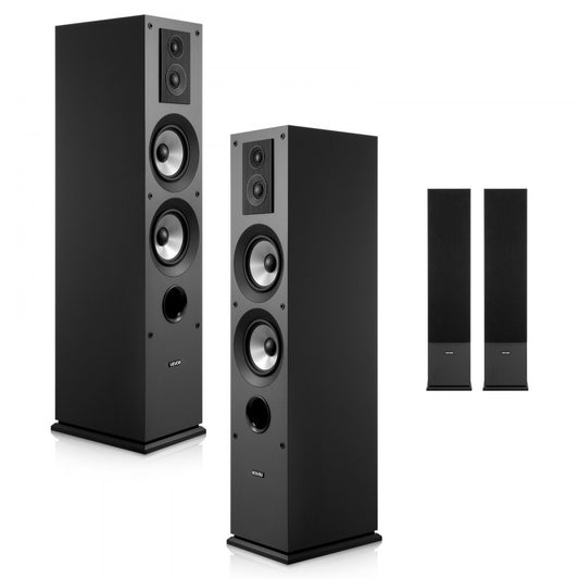 Floorstanding Speakers 3-Way Floor-Standing Tower Speakers 145W Peak Pair