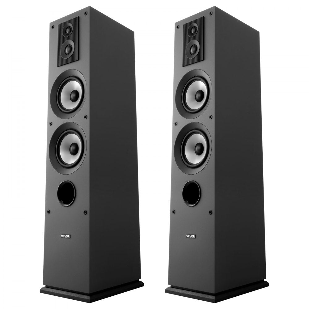 Floorstanding Speakers 3-Way Floor-Standing Tower Speakers 145W Peak Pair