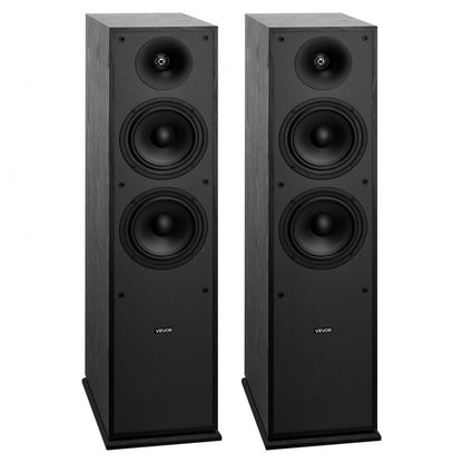 Floorstanding Speakers 2-Way Floor-Standing Tower Speakers 400W Peak Pair