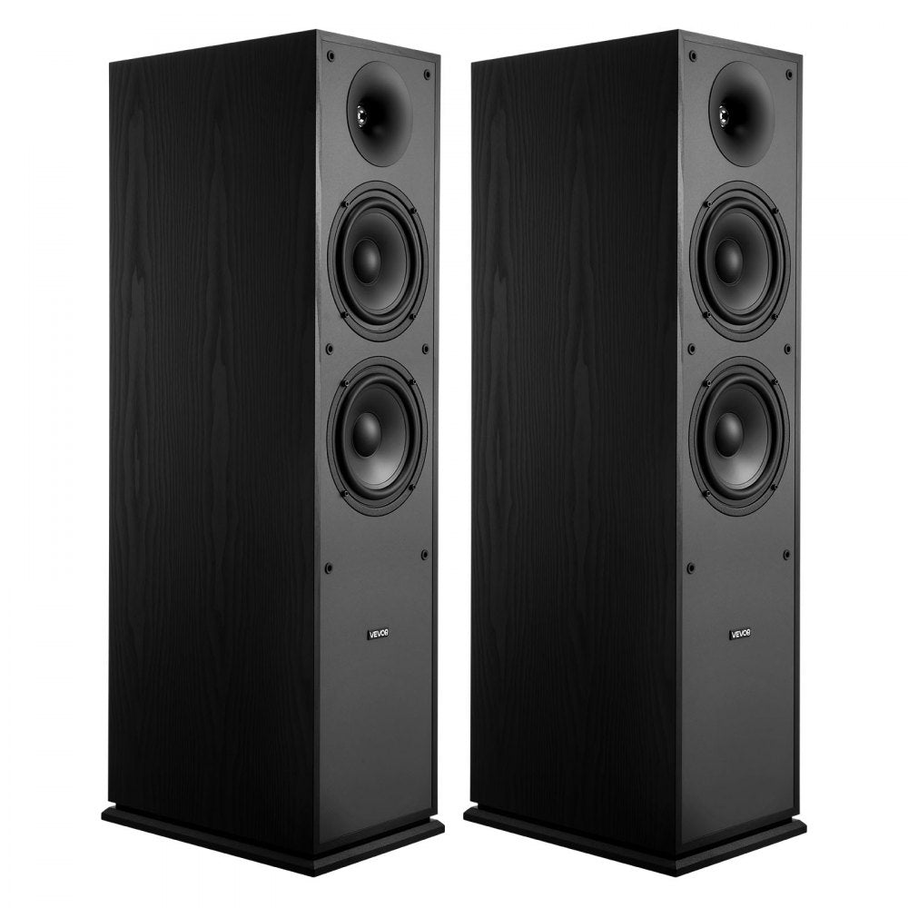 Floorstanding Speakers 2-Way Floor-Standing Tower Speakers 400W Peak Pair