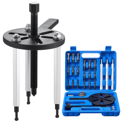 21 in 1 Bearing Disassembly Puller Inner Hole Removal Tool 3-Jaw Puller