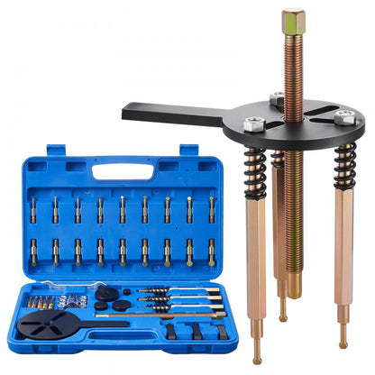 36 in 1 Bearing Disassembly Puller Inner Hole Removal Tool 3-Jaw Puller