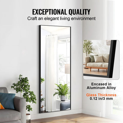 Extra Large Full Body Mirror, 1.8x0.785m, for Standing, Hanging, or Leaning