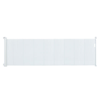 Retractable Mesh Gate for Kids and Pets, 0.87m Tall, Extends to 2.95m Wide