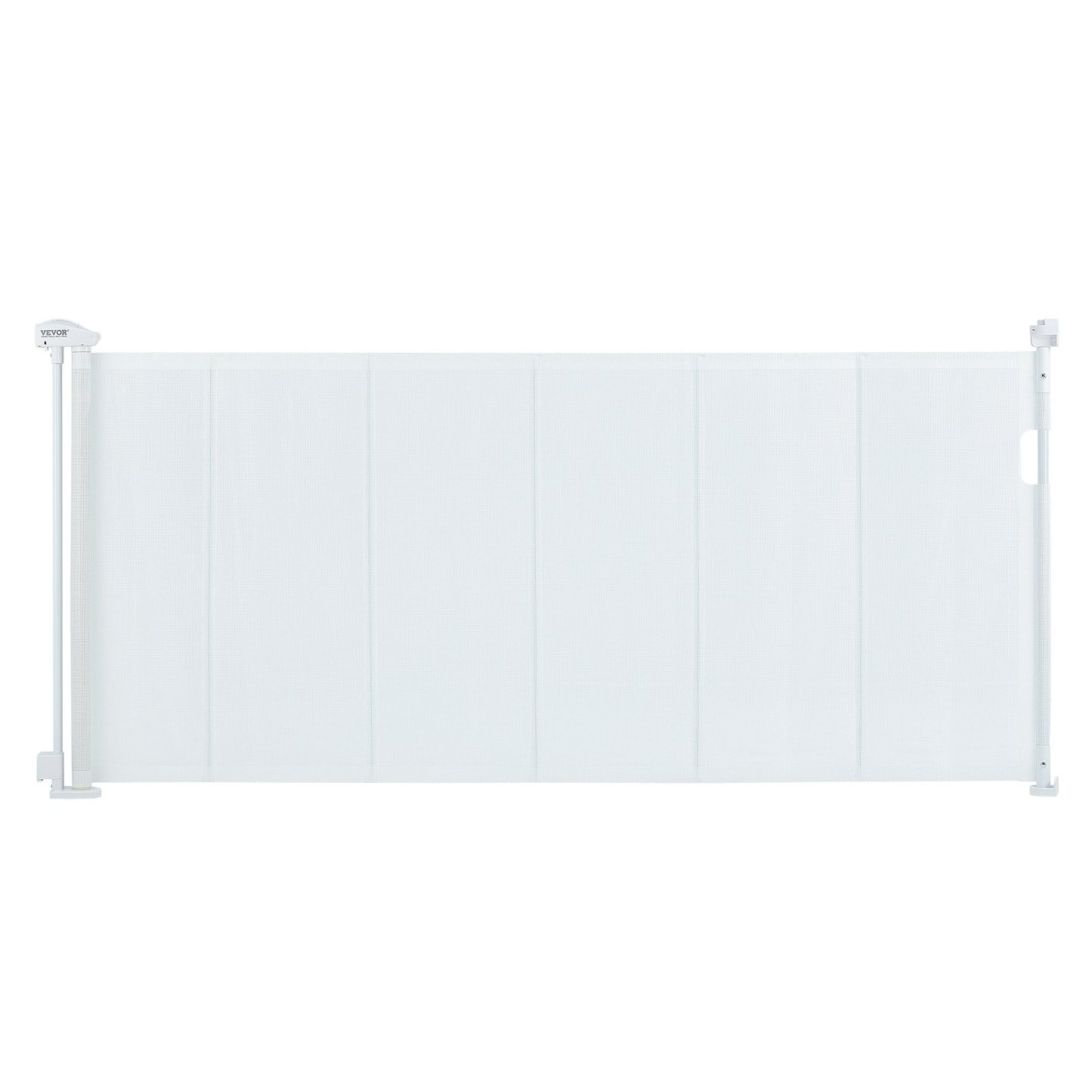 VEVOR Retractable Baby Gate, 34.2" Tall Mesh Baby Gate, Extends up to 76.8" Wide