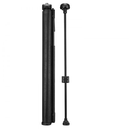 VEVOR Retractable Baby Gate 870 mm Tall Extend to 2800 mm Wide Kids Pets Black