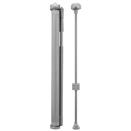 VEVOR Retractable Baby Gate 870 mm Tall Extend to 1400 mm Wide Kids Pets Gray