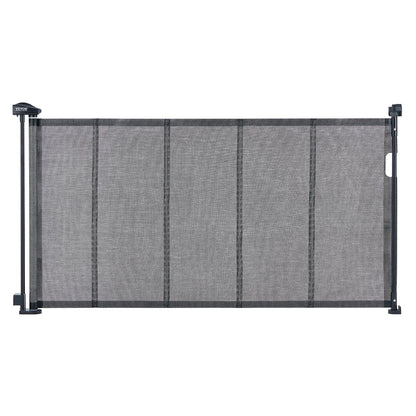 VEVOR Retractable Baby Gate, 34.2" Tall Mesh Baby Gate, Extends up to 60" Wide Retractable