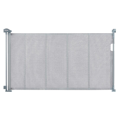 VEVOR Retractable Baby Gate, 34.2" Tall Mesh Baby Gate, Extends up to 60" Wide Retractable