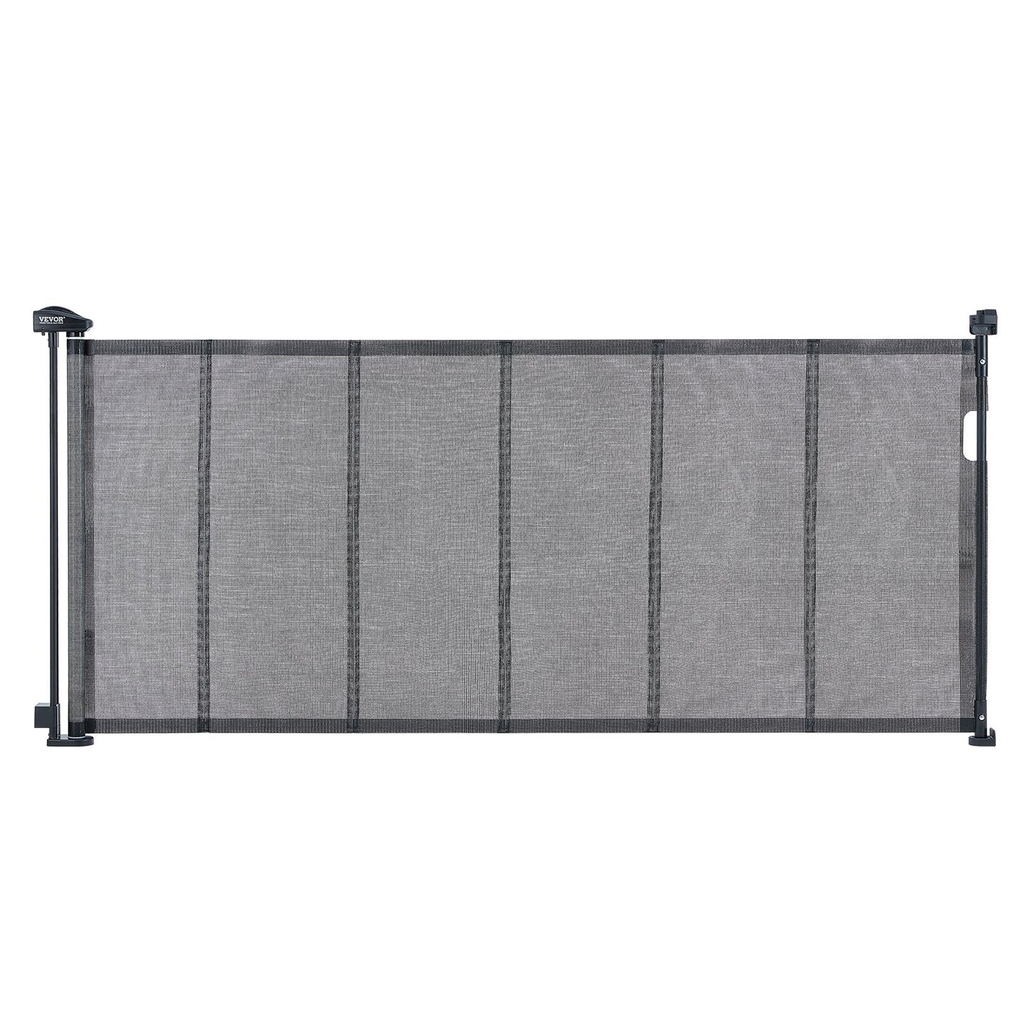 VEVOR Retractable Baby Gate, 34.2" Tall Mesh Baby Gate, Extends up to 76.8" Wide