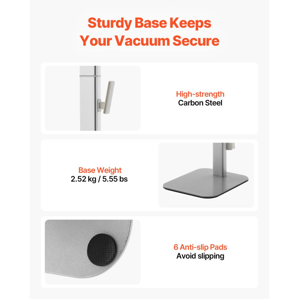 VEVOR Vacuum Stand for Dyson Multi-Models Stable Storage Bracket Holder Gray