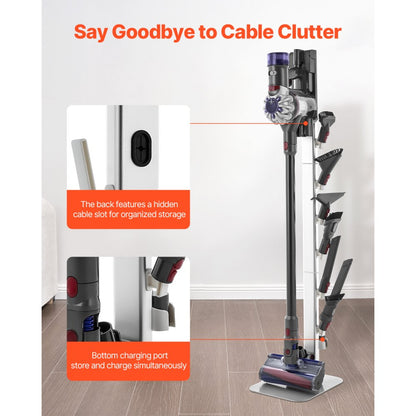 VEVOR Vacuum Stand for Dyson Multi-Models Stable Storage Bracket Holder Gray