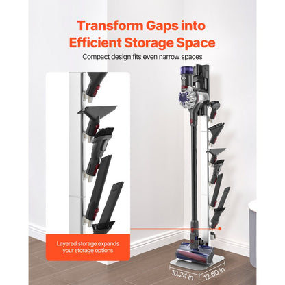 VEVOR Vacuum Stand for Dyson Multi-Models Stable Storage Bracket Holder Gray