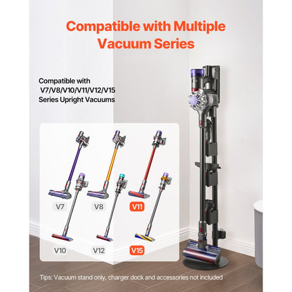 VEVOR Vacuum Stand for Dyson Multi-Models Storage Bracket Holder with 4 Pads
