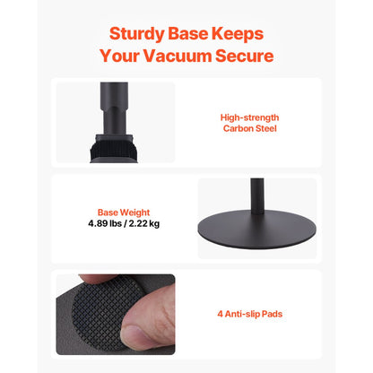 VEVOR Vacuum Stand for Dyson Multi-Models Storage Bracket Holder with 4 Pads