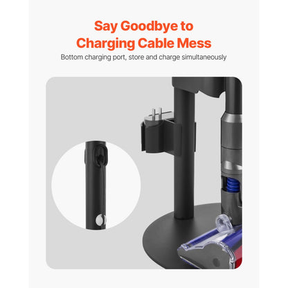 VEVOR Vacuum Stand for Dyson Multi-Models Storage Bracket Holder with 4 Pads