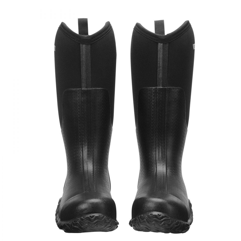 Rubber Boots Men Protective Footwear Steel Toe Work Rain Boots Size 11 US