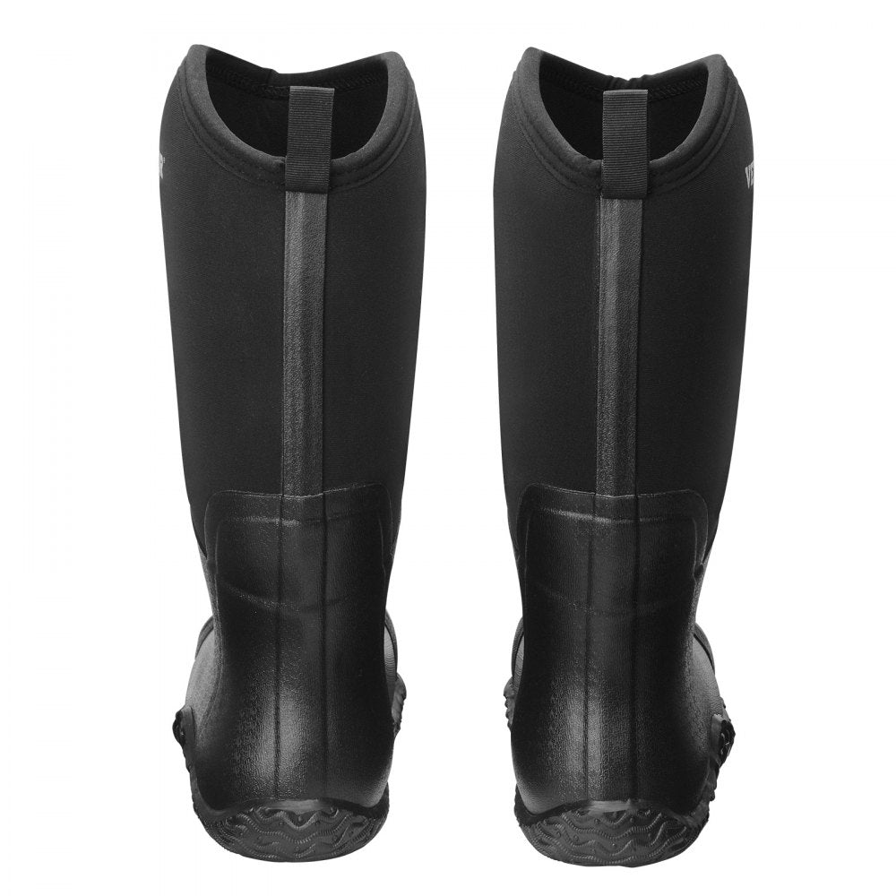 Rubber Boots Men Protective Footwear Steel Toe Work Rain Boots Size 11 US
