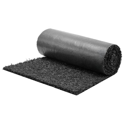 Rubber Mulch Mat Roll, 244 x 61cm Recycled Rubber Mulch Mat, 0.5 Thick Cuttable, Reduced Weed Growth, Natural-Looking Weed Barrier Mat, Permanent Walkway Pathway for Landscaping
