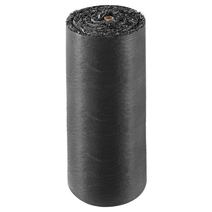 Rubber Mulch Mat Roll, 244 x 61cm Recycled Rubber Mulch Mat, 0.5 Thick Cuttable, Reduced Weed Growth, Natural-Looking Weed Barrier Mat, Permanent Walkway Pathway for Landscaping