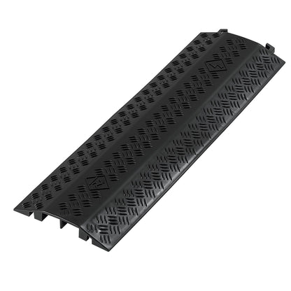 Drop Over Cable Cover, 7,938 kg/Axle Load Capacity, Heavy Duty Cable Hose Protector Ramp, Floor Cord Cover, for High Walking Traffic Areas, Indoor, Outdoor, Home, Office, Warehouse, 3 Pack