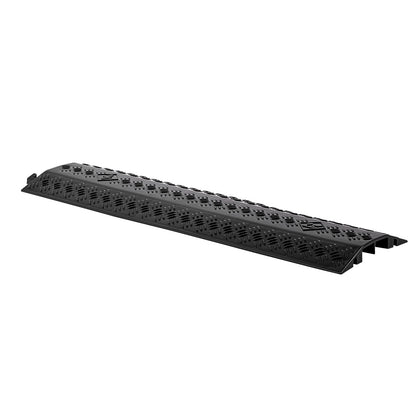 Drop Over Cable Cover, 7,938 kg/Axle Load Capacity, Heavy Duty Cable Hose Protector Ramp, Floor Cord Cover, for High Walking Traffic Areas, Indoor, Outdoor, Home, Office, Warehouse, 1 Pack