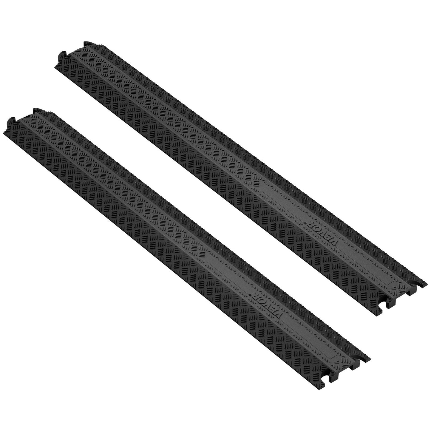 Heavy Duty Cable Hose Protector Ramp, 2 PCs, 907 kg/axle Load, Indoor/Outdoor