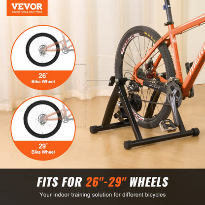 VEVOR Bike Trainer Stand, Magnetic Stationary Bike Stand for 26"-29" Wheels, Noise