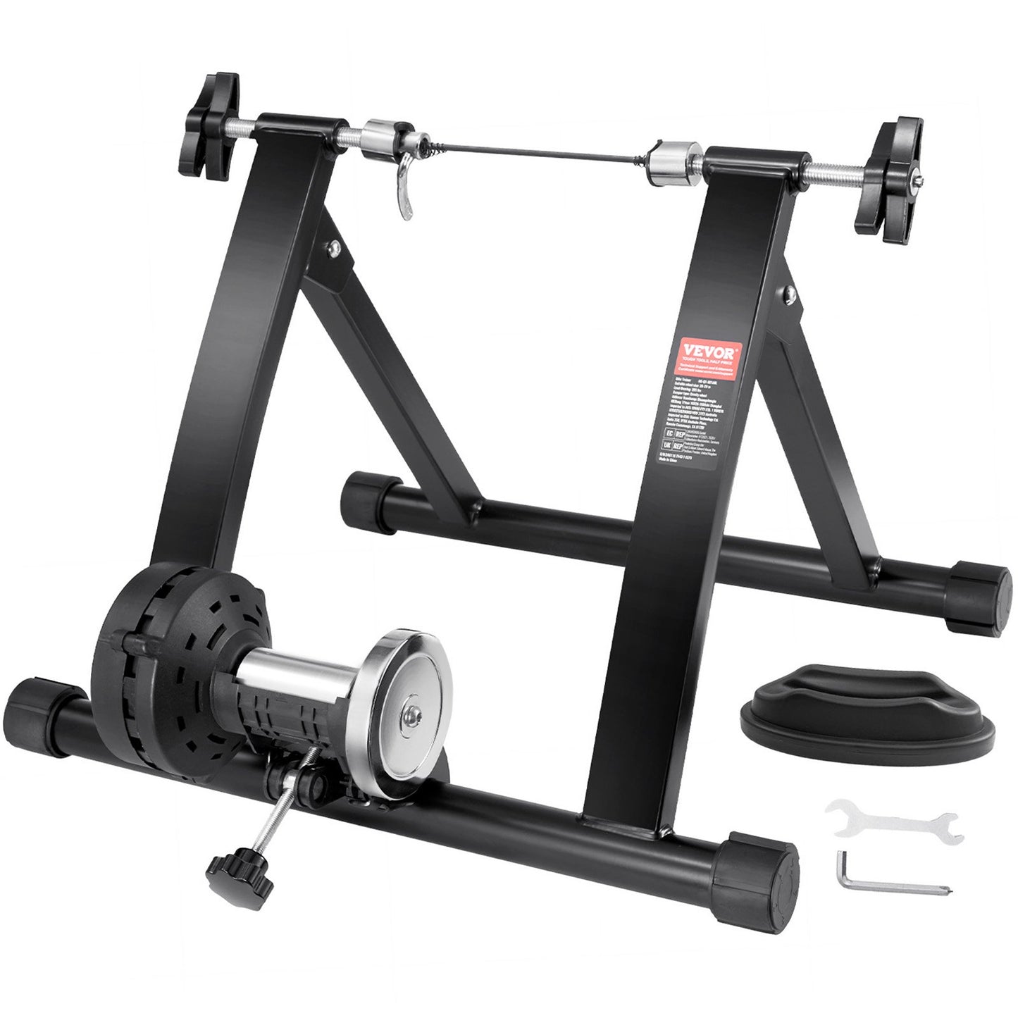 VEVOR Bike Trainer Stand, Magnetic Stationary Bike Stand for 26"-29" Wheels, Noise