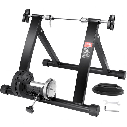 VEVOR Bike Trainer Stand, Magnetic Stationary Bike Stand for 26"-29" Wheels, Noise