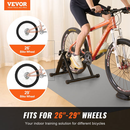 Magnetic Indoor Bike Trainer Stand for 0.66-0.74m Wheels, 6 Resistance Levels