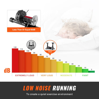 Magnetic Indoor Bike Trainer Stand for 0.66-0.74m Wheels, 6 Resistance Levels