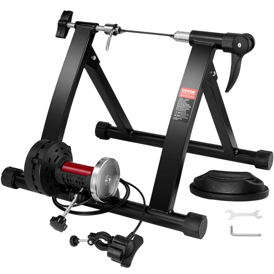 VEVOR Bike Trainer Stand, Magnetic Stationary Bike Stand for 26"-29" Wheels, 6 Resistance