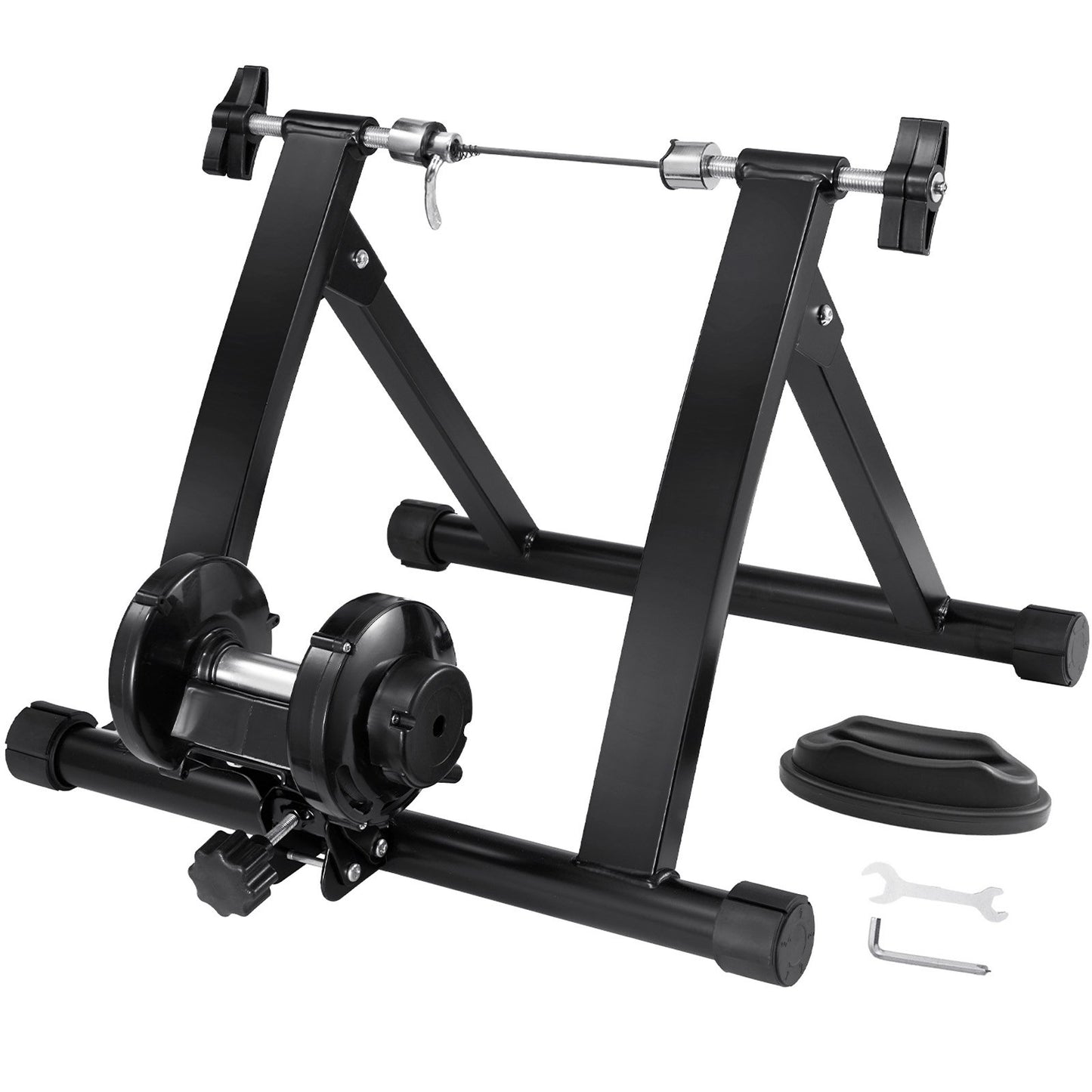VEVOR Bike Trainer Stand, Magnetic Stationary Bike Stand for 26"-29" Wheels, Low