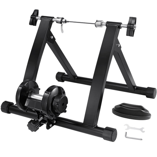 VEVOR Bike Trainer Stand, Magnetic Stationary Bike Stand for 26"-29" Wheels, Low