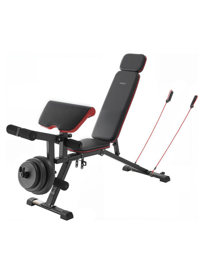 VEVOR Weight Bench Sit up Bench Home Gym Strength Training Workout Adjustable